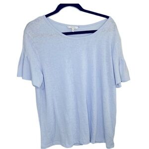 Sung TShirt Fluted Sleeves